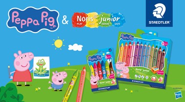 Peppa malac meghódítja a STAEDTLER Noris® junior kínálatát