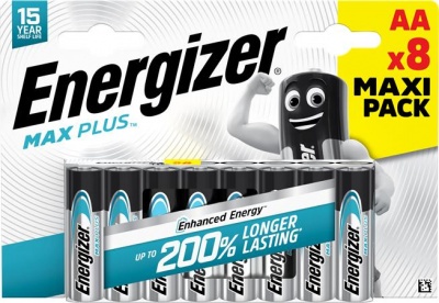 Elem, AA ceruza, 8 db, ENERGIZER "Max Plus"