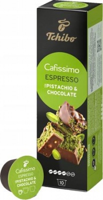 Kávékapszula, 10 db, TCHIBO "Cafissimo Espresso Pistacchio Chocolate"