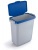 Nyitható tető, 60 l-es szemeteshez, műanyag, DURABLE "Durabin®", kék